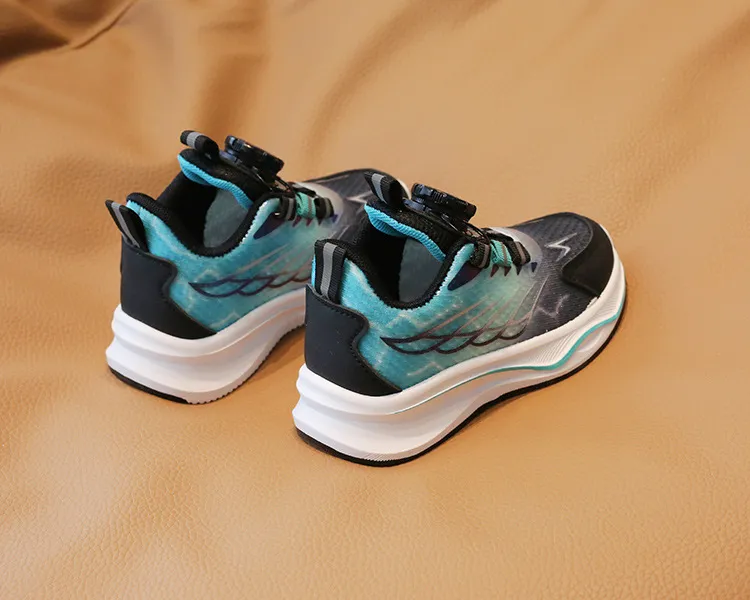Kleinkind Sport Frühjahr Neue Junge Basketball Rotierenden Schnalle Kinder Cutefeet Mode Mädchen Licht Lauf Trainer Schuhe Größen 21_voghion.com