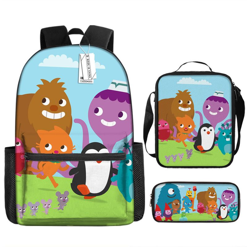 Saige Kinder Schulrucksack 3-tlg. Set Mini Companion Bedruckt_voghion.com
