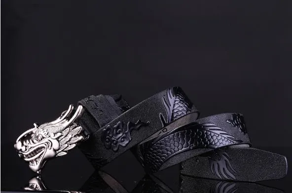 Neuer Typ hochwertiger Marken-Designer-Gürtel für Kupferdrachen mit großer Schnalle für Männer und Frauen, Taillengürtel aus echtem Leder_voghion.com