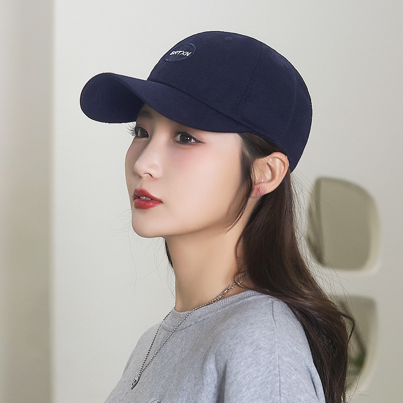 Casquette de baseball pour hommes, chapeau tendance de style coréen, à la mode, assorti avec tout, pour étudiante, fille, casquette en bec de canard, chapeau de protection solaire d'été_voghion.com