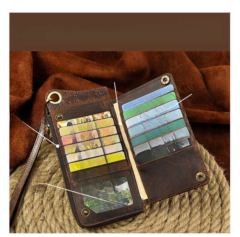 Leather Wallet, Handbag, Card Bag, Women's Bag, Sports Bag, Men's Bag, Multifunctional Large Capacity, Stylish And Beautiful
_voghion.com