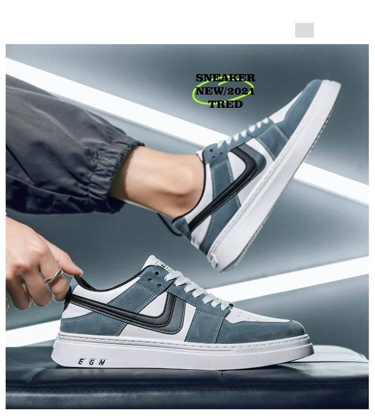 Scarpe da ginnastica in tela da uomo stile college_voghion.com