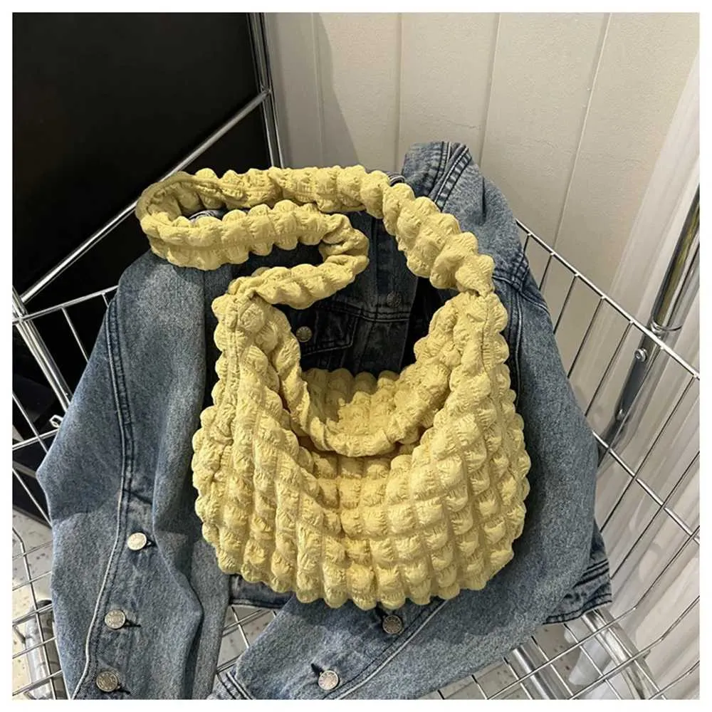 Borsa a tracolla plissettata bubble per donna grande capienza_voghion.com