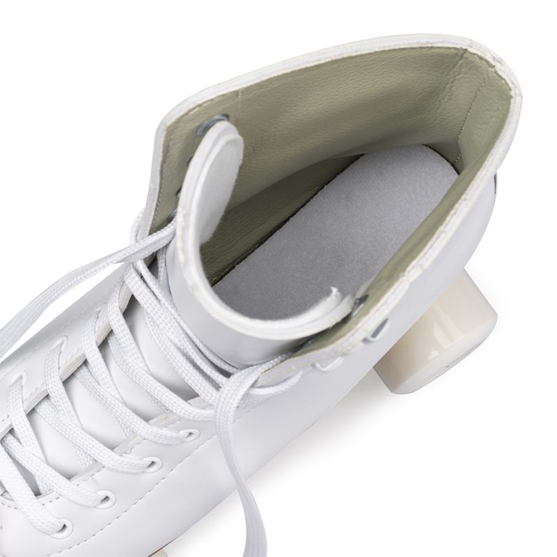 Zweireihige mit vier Rädern und PU-Metallhalterung, langlebige, atmungsaktive Schlittschuhe_voghion.com