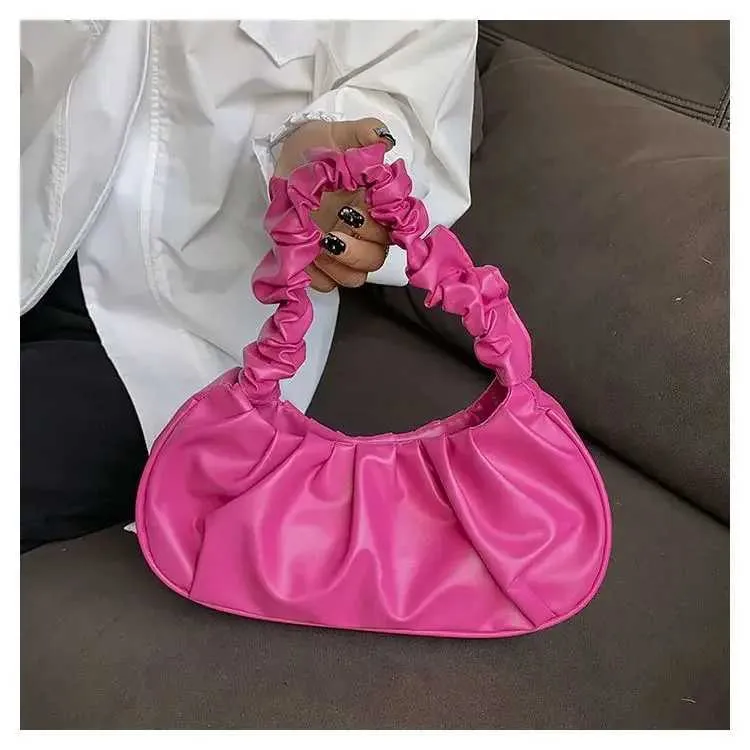 Nieuwe geplooide wolk met niche-ontwerp voor dames, modieuze Gerie-tas voor dames, veelzijdige handtas Y241123_voghion.com
