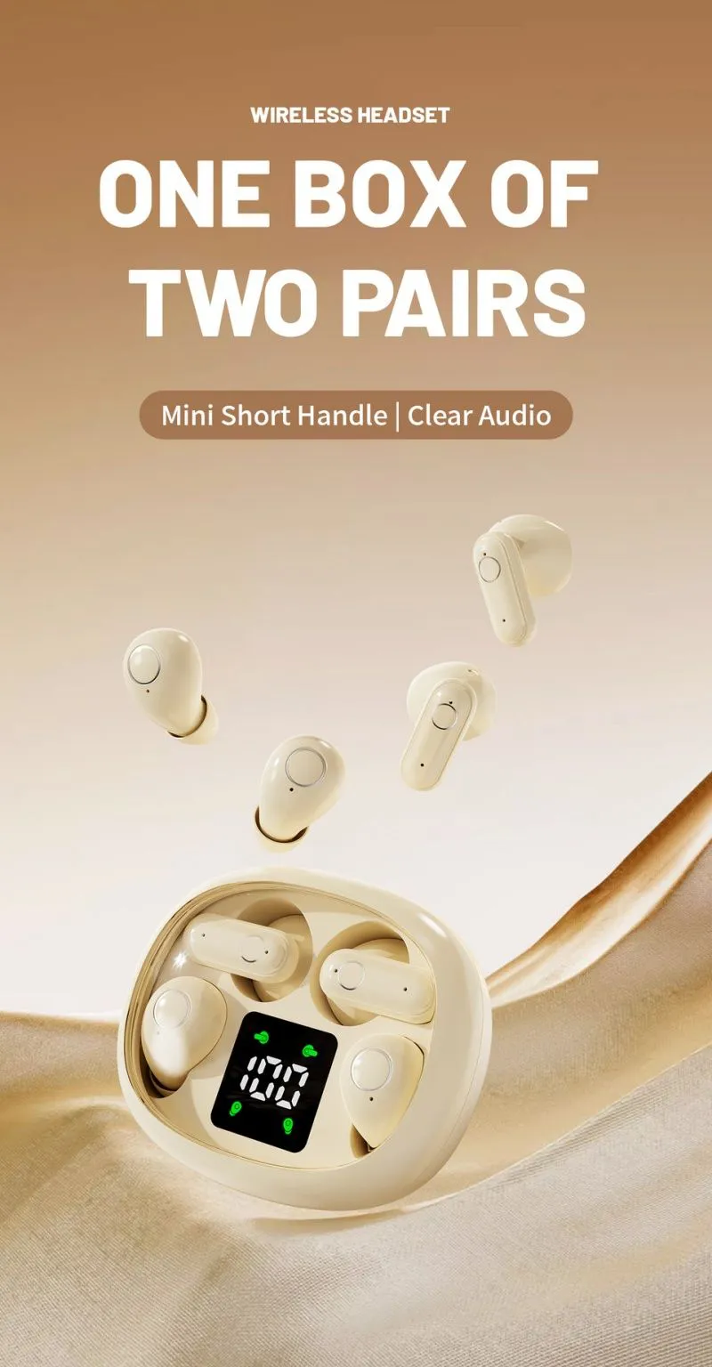 True Wireless Bluetooth Ohrhörer Hifi Stereo Kopfhörer Für Paare_voghion.com