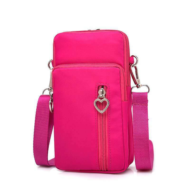 Pochette pour téléphone portable et portefeuille à bandoulière pour femmes coréennes (2025)_voghion.com