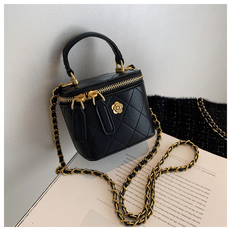 Mini bolso cruzado de paja para mujer, tejido de verano, bolsos y bolsos de marca, cadena de moda, hombro Simple_voghion.com