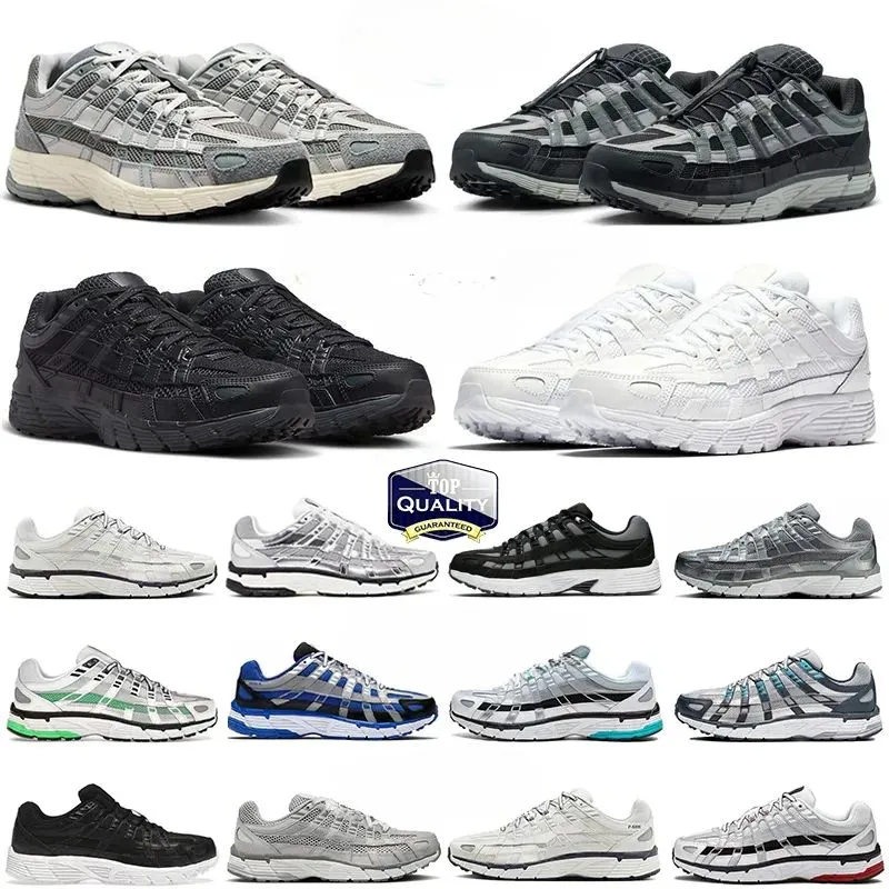Designer Shoes P6000 Trainer P 6000 Men Women Sneakers Metallic Sier Triple Black White Anthracite Grey Outdoor Sports_voghion.com