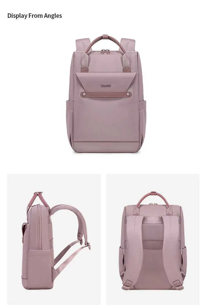 Chantria Mini sac à dos pour femme, élégant, étanche, sac de travail avec port USB, joli sac à dos de voyage pour l'universitéC241031_voghion.com