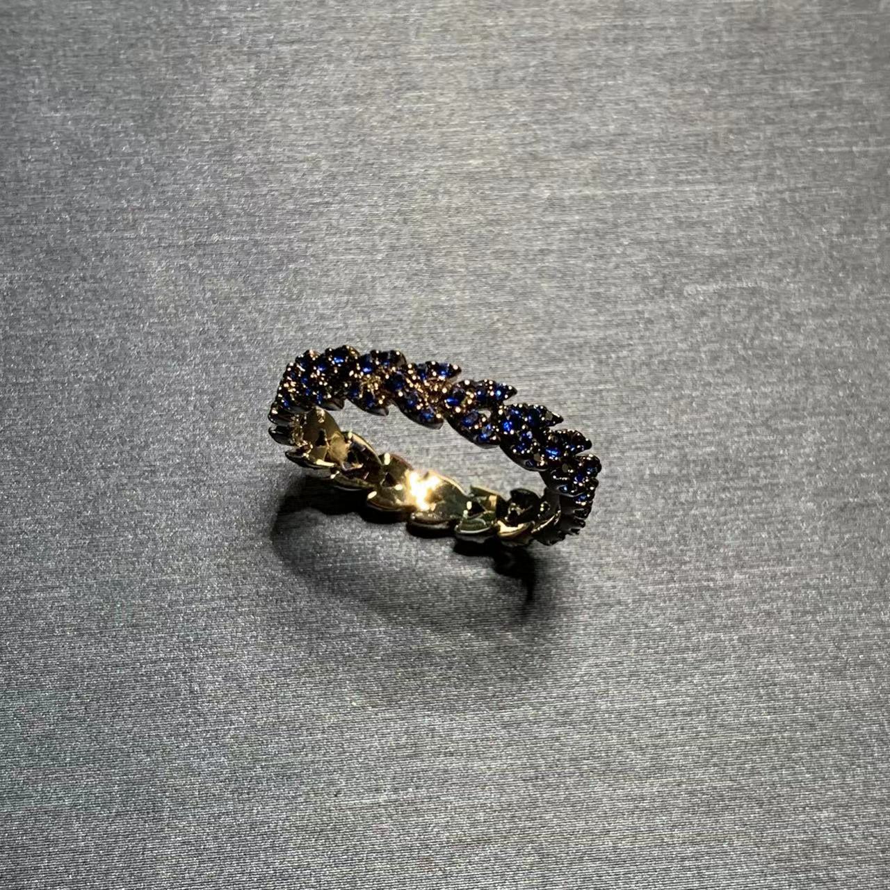 Bague en forme d'épi de blé de haute qualité, bijou tendance pour femme, bague charmante, cadeau de fiançailles ou de mariage._voghion.com