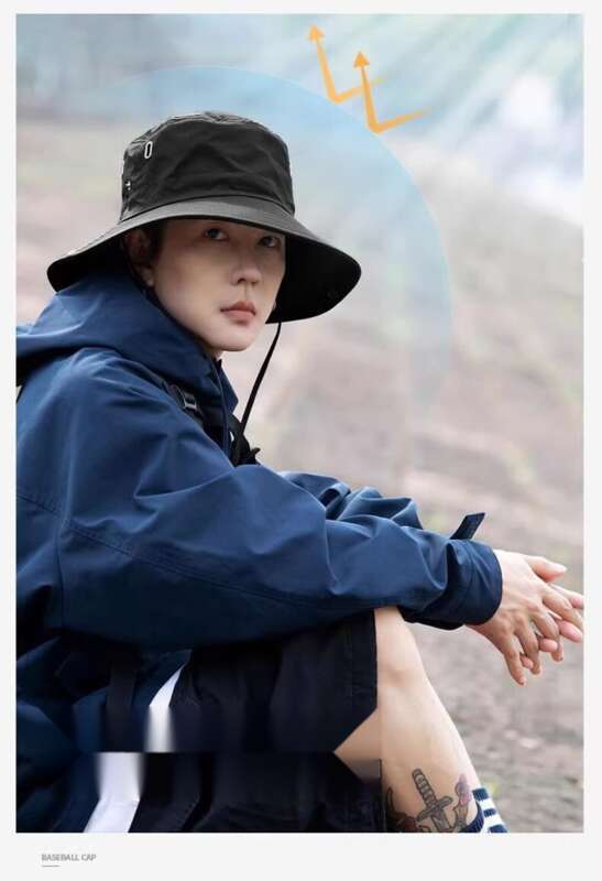 Warrior Western Cowboy Men's Summer Sunshade, UV Protection Fishing Outdoor Sunscreen Fashion Mountaineering Hat_voghion.com