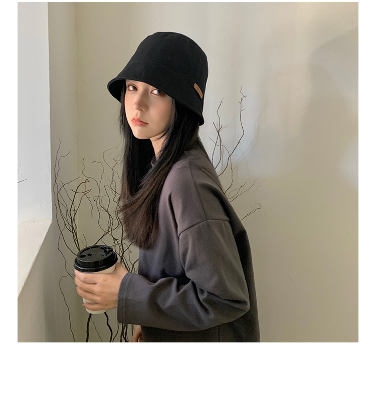 Copricapo nudo da donna del pescatore coreano che mostra il volto Piccola ciotola Cappello sottile primavera/estate Moda versatile e occidentale_voghion.com