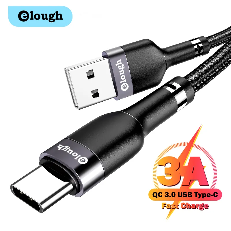 Cable tipo C de carga rápida para Xiaomi Redmi Realme Poco, cable micro USB tipo C._voghion.com