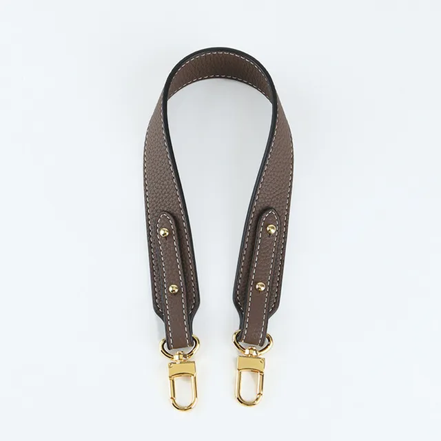 Neue 53 cm Echtlederband Lychee-Muster Griffe DIY Ersatz Geldbeutelgriff für Handtaschen Gürtel Taschenzubehör_voghion.com
