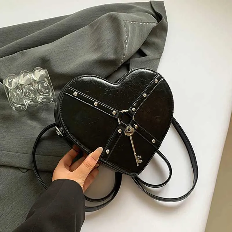 Rucsac mini din piele PU pentru femei, cu pandantiv în formă de inimă, impermeabil, cu fermoar, Ba241217_voghion.com