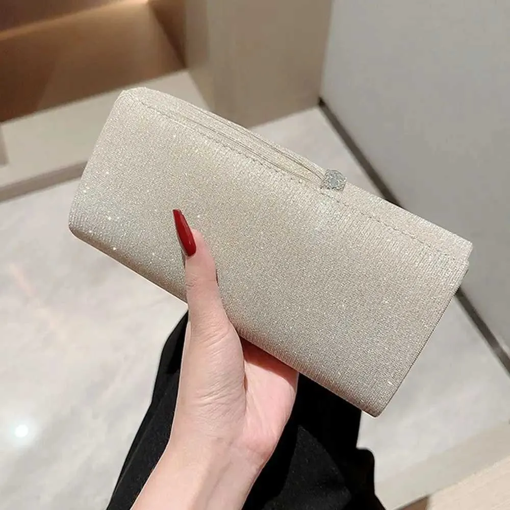 Pochette à paillettes pour femme, sac à main de soirée, de banquet, de soirée, de mariage, portefeuille Y241019_voghion.com
