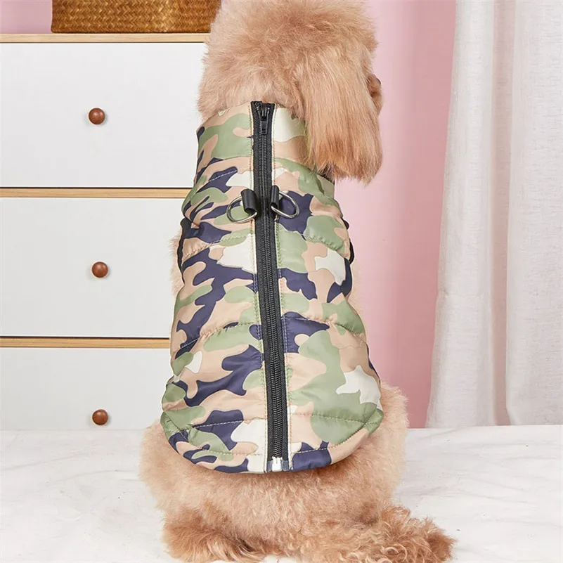 Wanterkleeder Franséisch Bulldog Welpen Waarm Wanddicht Jackett Kleng Mëttelgrouss Hond Reflektéierend Mantel Chihuahua Hausdéieroutfits_voghion.com