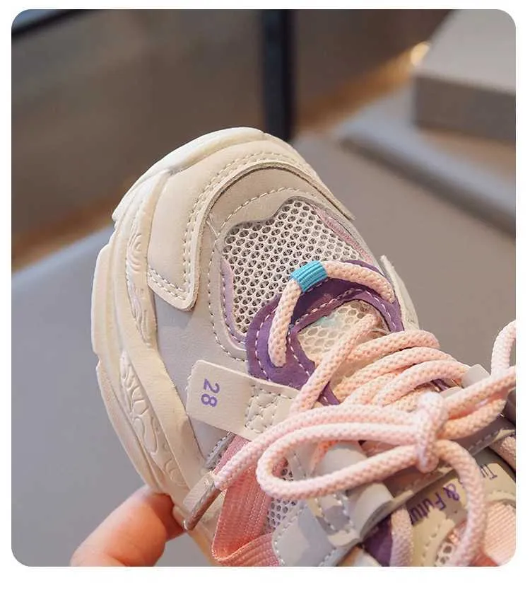 Atletische Outdoor Kinderen Mesh Ademend TPR Casual Sneakers Sport Peuter Jongens Meisjes Hardloopschoenen Kinderen Tennis 36_voghion.com