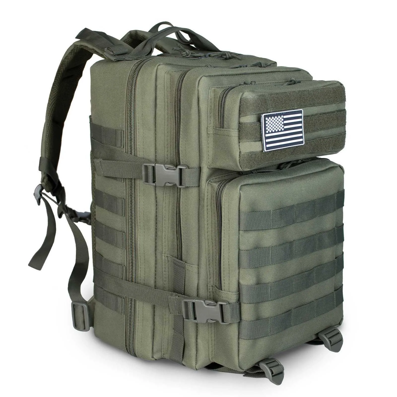 45L Stor Taktisk Ryggsäck För Män Militär Armé Assault Pack Highland Ryggsäckar Molle Dagsryggsäck 3 Dagars Bug Out Bag Vandring_voghion.com