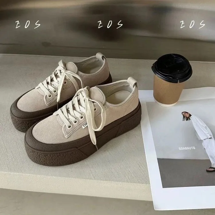 Luipaard Dames Platform Canvas Herfst Casual Sneakers Trend Mode Loafers Schoenen Jurken Onbedrukt Goede Producten Zapatos_voghion.com