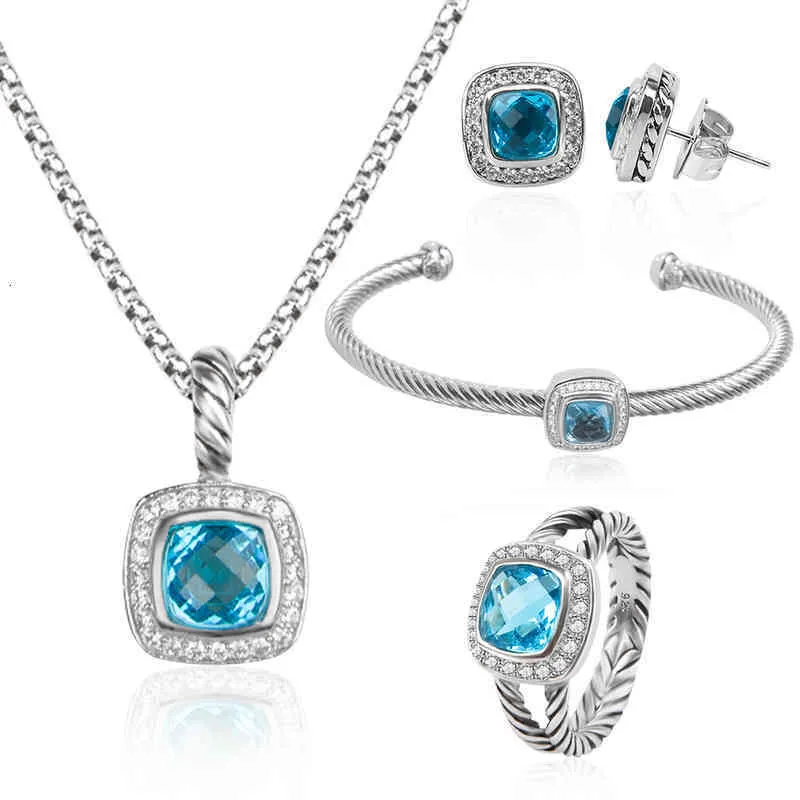 Ouerréng Armband Sets Designer Damen Bijouset Granat Zirkon Ouerréng Anhänger Halskette Réng Armbänner_voghion.com