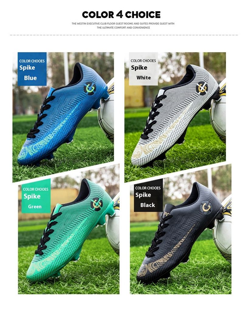Fußballschuhe Herren Shredded Spikes Trainingsschuhe Erwachsene Match Jugend Studenten PE Klasse Fußball Sneakers_voghion.com