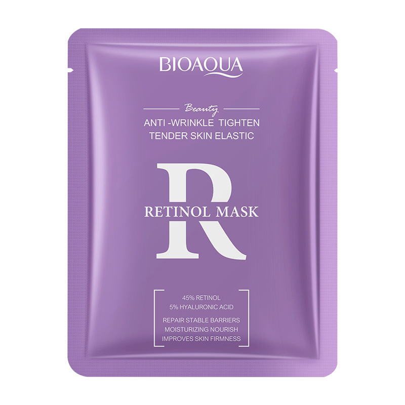 All English BIOAOUA Retinol Firming Moisturizing facial mask_voghion.com
