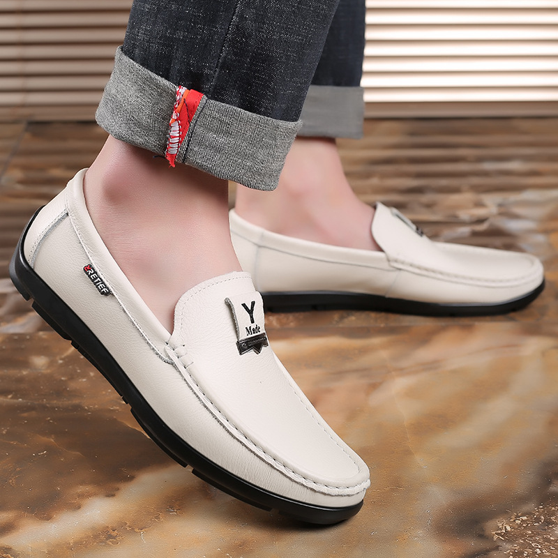 Herren Halbschuhe Lederschuhe für Herren Freizeitschuhe Mokassins Atmungsaktive Sneakers Herren Fahrschuhe Komfort Flats_voghion.com