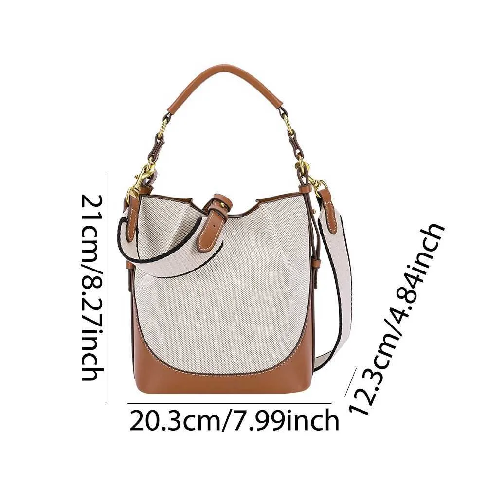 Elegante borsa a mano per donna in pelle PU, borsa a secchiello, borsa a tracolla chic, grande capacità, pochette da donna, elegante borsa a tracolla_voghion.com