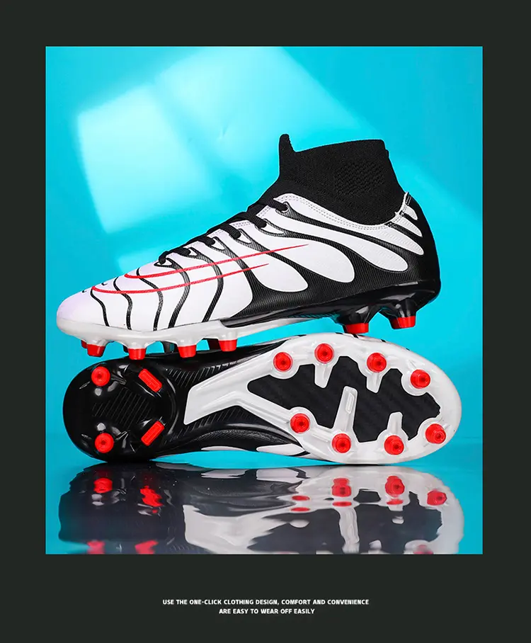 Assassins 15. Generation Fußballschuhe Leonardo DiCaprio, Cristiano Ronaldo, Neymar AG, Short High Top TF, Kinder Spike_voghion.com