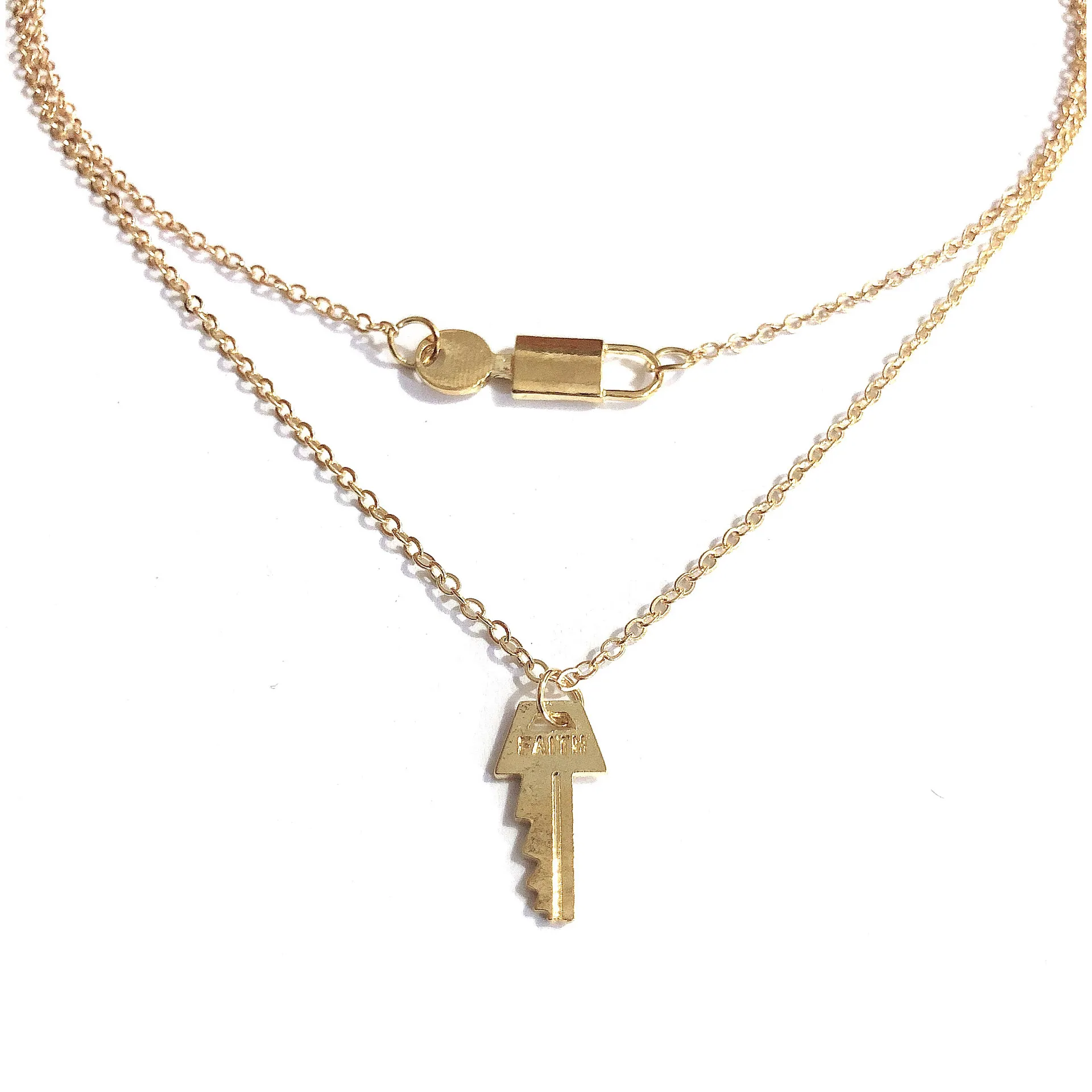 Collane con ciondolo Collana con lucchetto a chiave per donne Ragazze 2022 Moda Chocker all'ingrosso Bellezza Collo Gioielli Prezzo in calo_voghion.com