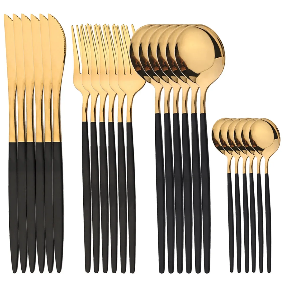 24-Pc Cutlery Set - Mirror Finish|Gift Box|EU Food Safe_voghion.com