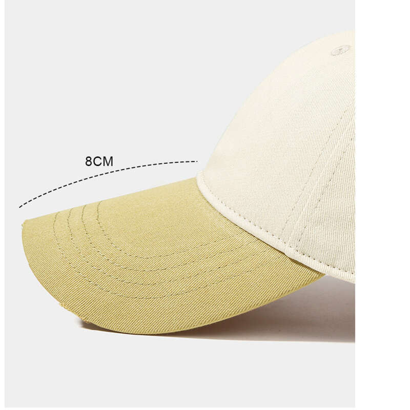 Casquette de baseball souple printemps et été pour femmes, Dopamine Fashion, couleur contrastée, langue de canard, style américain, pour l'extérieur, légère, pour loisirs_voghion.com