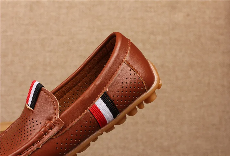 Kanner PU Lieder Jugend Casual Style Happysteps Weich bequem Loafers Slip on Klengkanner Kannerschong Gréissten US5C-US4Y_voghion.com