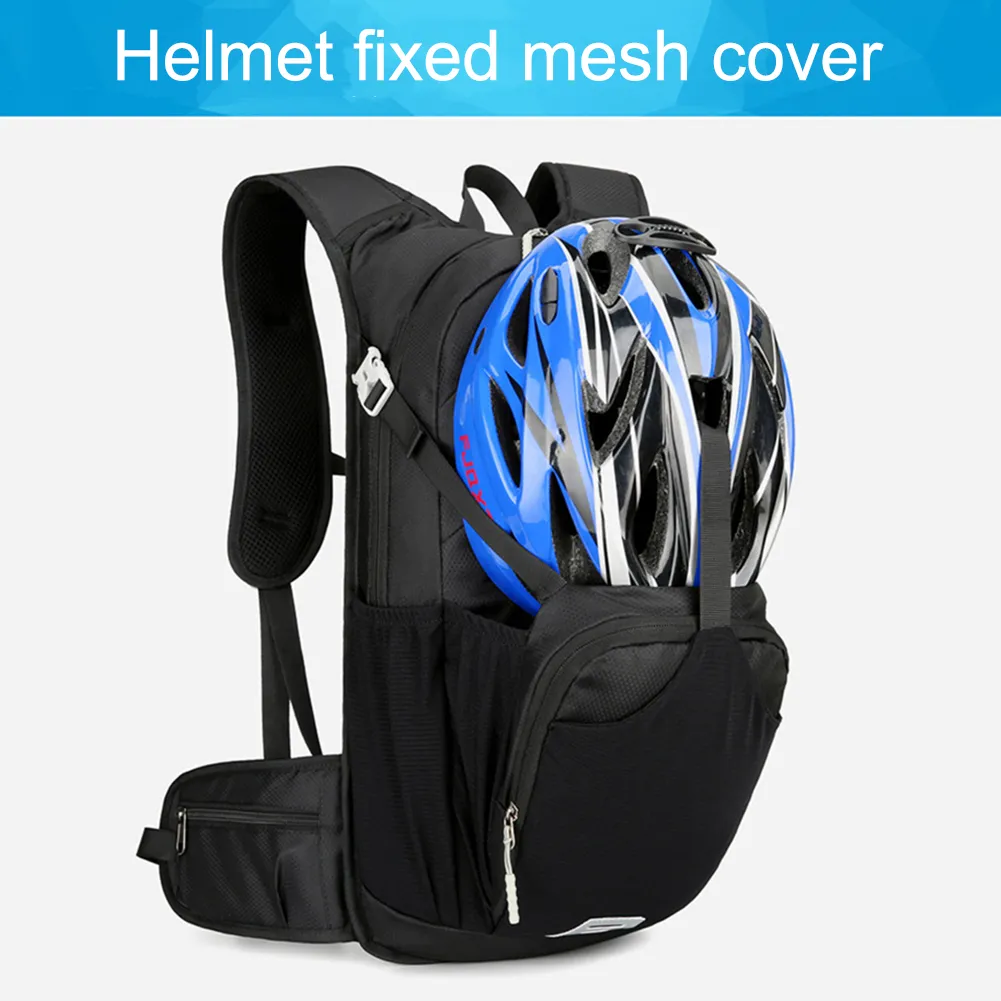Camping Waterproof Breathable Travel Backpack Wear-resistant Layered Storage With Eflective Stripe For Exercise Fiess_voghion.com