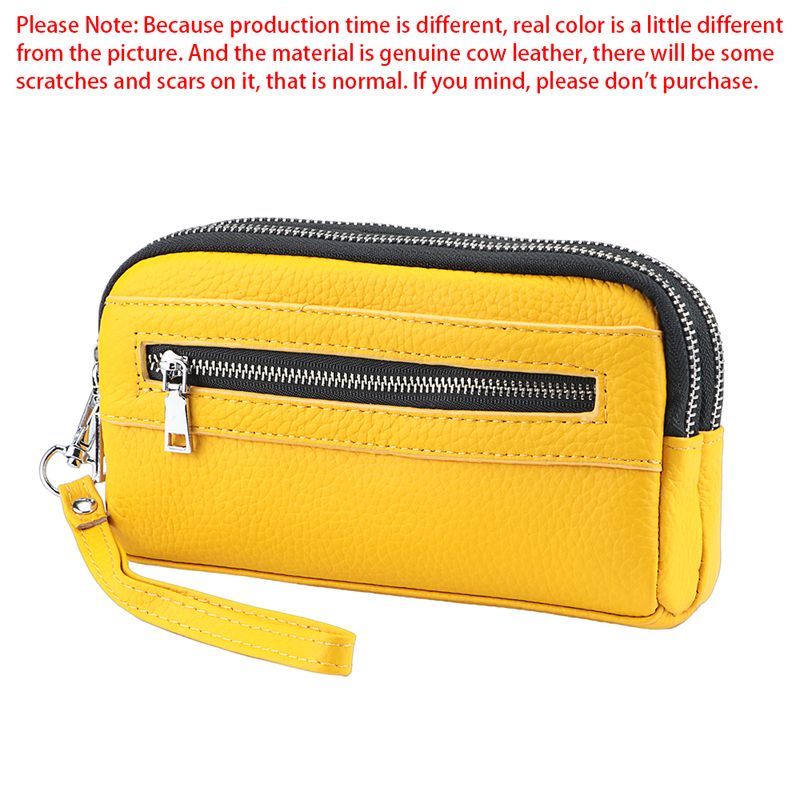 URBAN MASTER Neue Design-Clutch-Geldbörsen für Frauen Echtes Kuhleder Modische lange Geldbörse Telefongeldbörsen Große_voghion.com