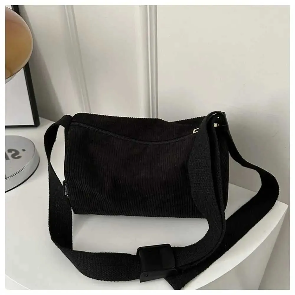 Genți de mână pentru femei, genți de umăr din catifea reiată, culoare solidă, tip messenger, tip crossbody, genți de mână pentru machiaj și ruj, C241216_voghion.com