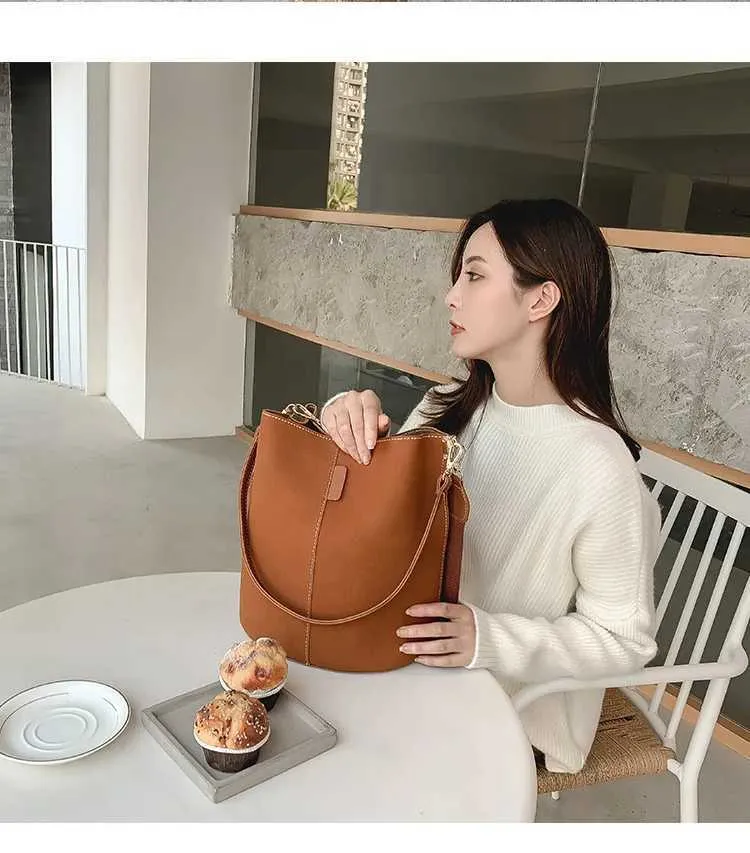 Nigedu borsa a secchiello grande designer borsa a spalla e tracolla_voghion.com