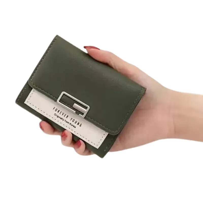 Süße Mini Mode Frauen Designer Leder Geldbörse weibliche Haspe Brieftasche_voghion.com