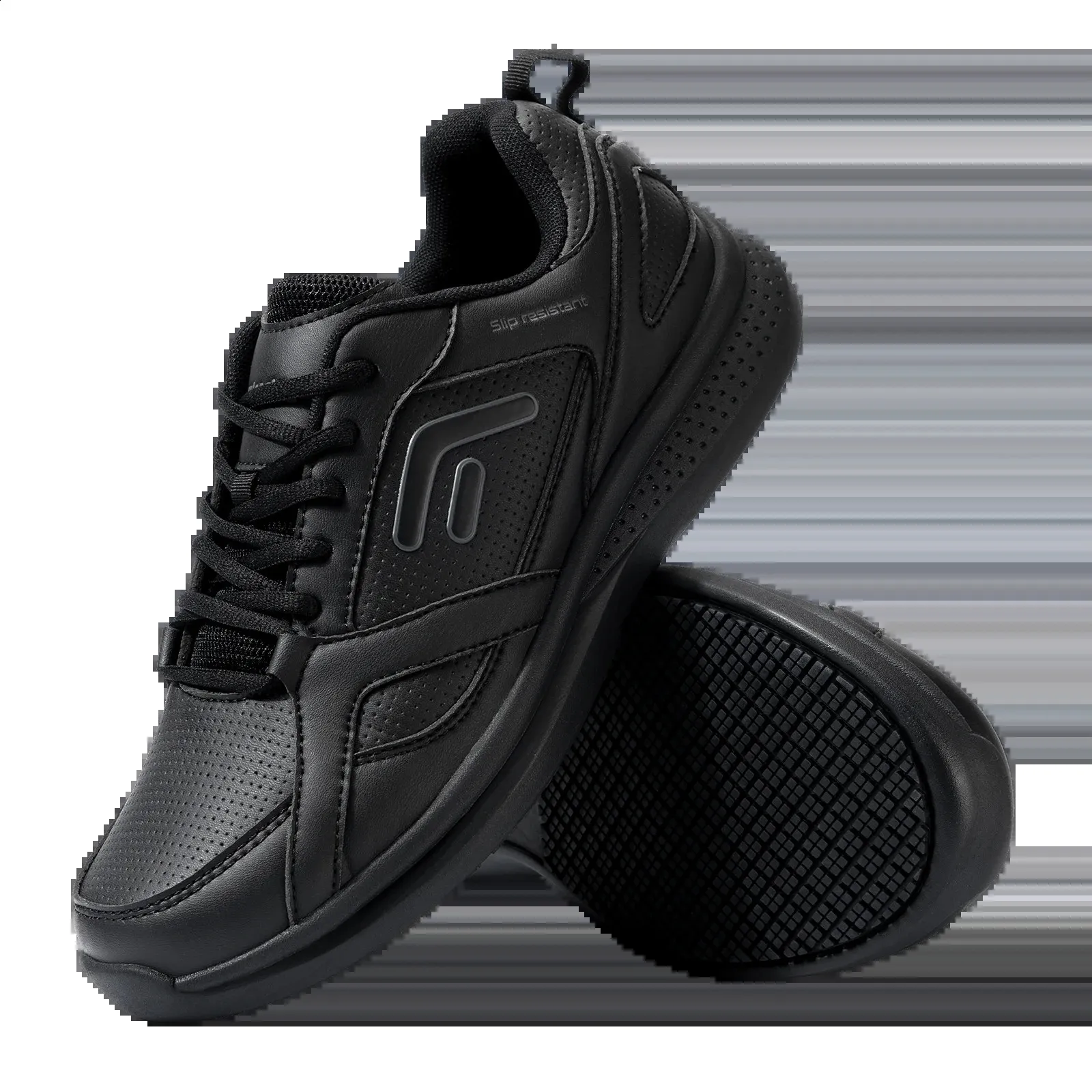 Men's Work Shoes Athletic Breathable Non-slip Trainers Wide Fit_voghion.com