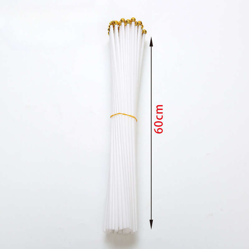 Drapeau publicitaire en plastique blanc à manivelle de 30 cm avec mât pivotant en bois et bambou_voghion.com