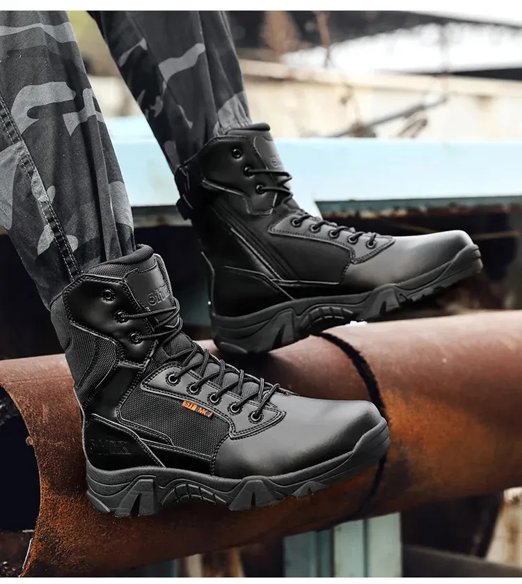 High Quality Leather for Men Bot Boots Bots Shoes Waterproof 240628_voghion.com