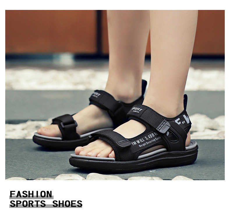 Beach Slippers, 2024 Summer New Outdoor Middle and Big Children's Sandals, Boys' Sandals_voghion.com