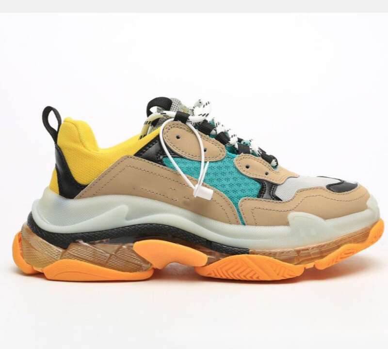 Platform Sneakers For Men Casual Shoes Paris Style White Shoes_voghion.com