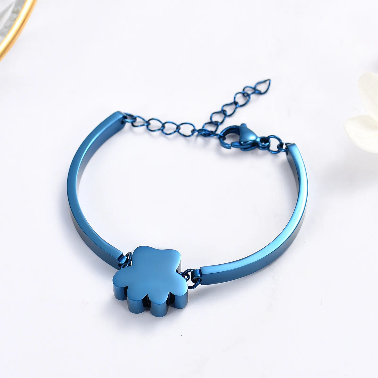 Armreif mit kostenloser Gravur, Gedenkarmband mit Urne aus Edelstahl, Aufdruck, verstellbar und individuell anpassbar für Frauen und Männer_voghion.com