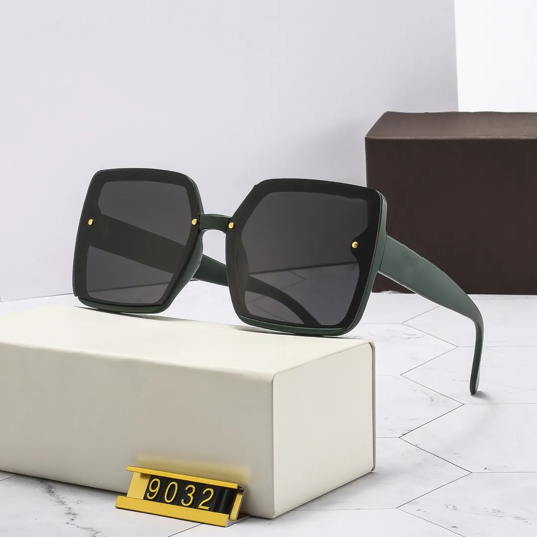 Designer Square Sunglasses for women Vintage Shades Driving Polarized Sunglass Male Sun Glasses Metal Plank 1pcs fashion_voghion.com