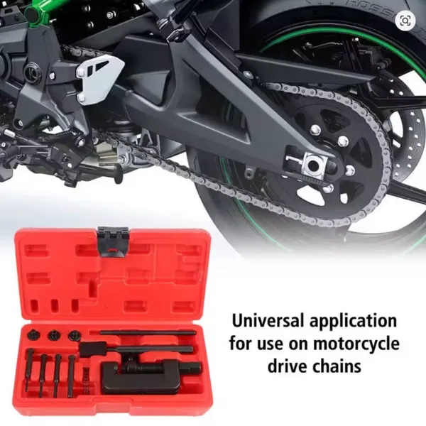 Kit dérive-chaîne et riveteuse pour chaînes de moto et atv_voghion.com