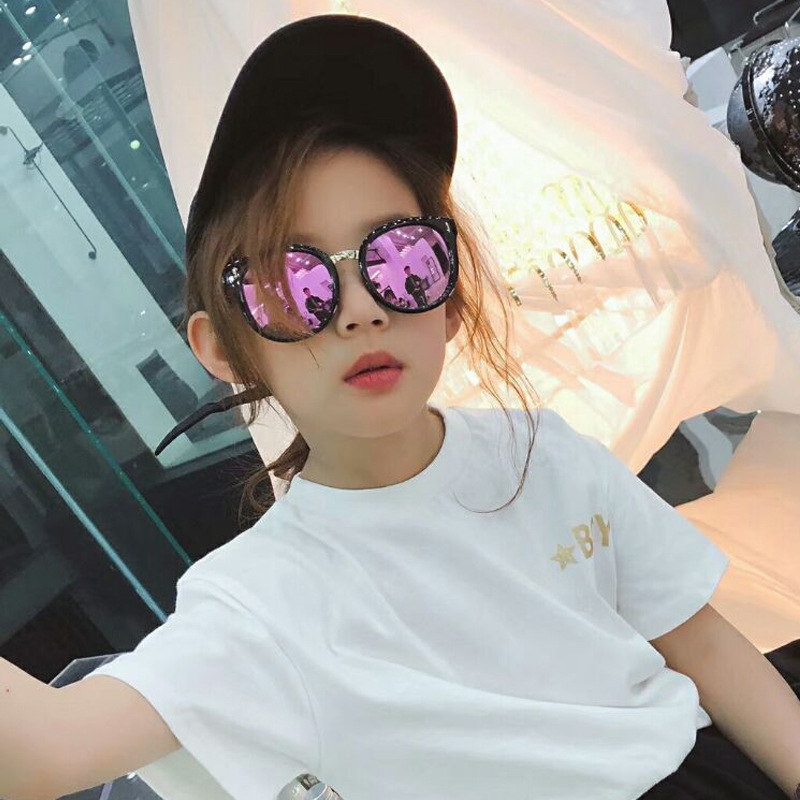 Mother&Kids Children's glasses Boys sunglasses Girls Fashion Personality Sunglasses Reflective sunglasses trend_voghion.com