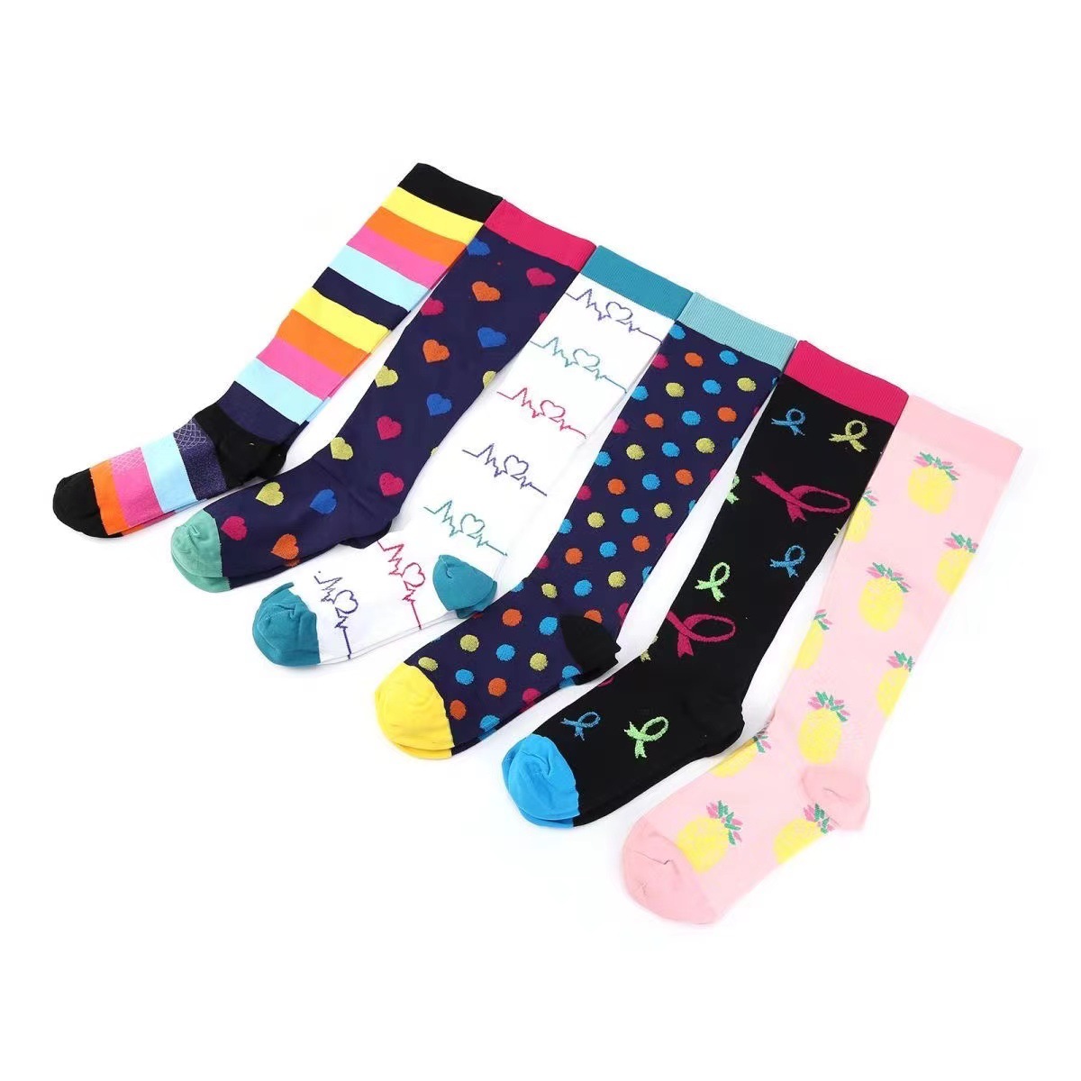 Women's Compression Calf Socks - 20-30mmHg Graduated Support For Running/Marathon (Slimming & Muscle Recovery)​_voghion.com